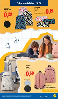 Lidl - gazetka promocyjna Kompletna Wyprawka W Megacenach od wtorku 14.07 do środy 30.09 - strona 57