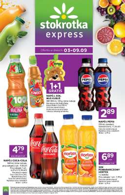 Stokrotka - gazetka promocyjna Gazetka Express od czwartku 03.09 do środy 09.09