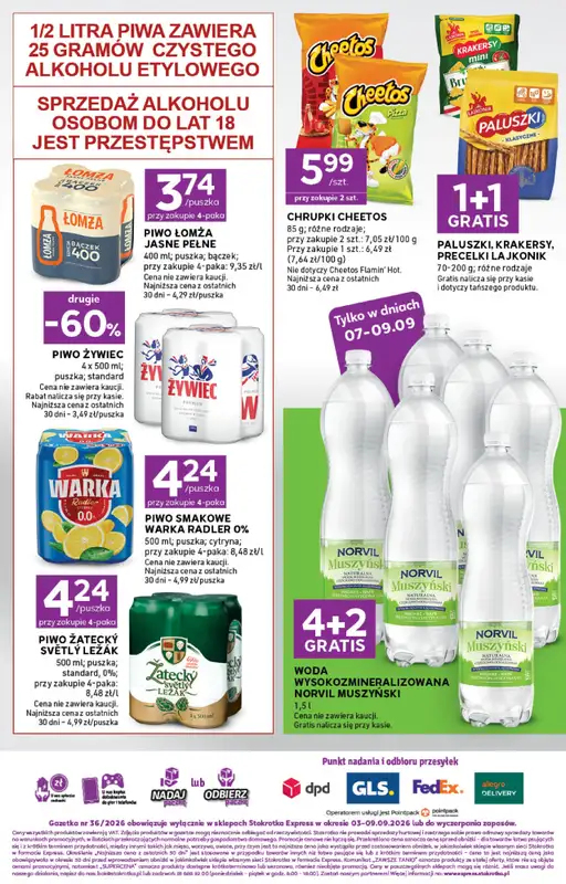 Stokrotka - gazetka promocyjna Gazetka Express od czwartku 03.09 do środy 09.09 - strona 6
