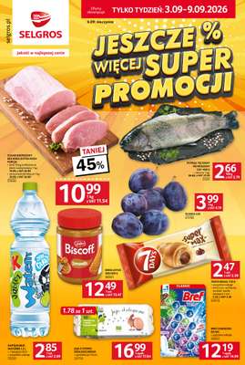 Selgros - gazetka promocyjna Sprawdź, co więcej od czwartku 03.09 do środy 09.09