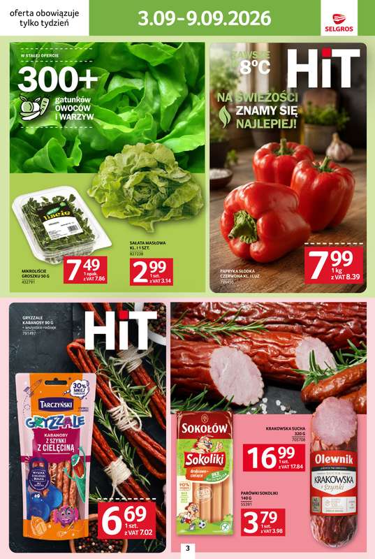 Selgros - gazetka promocyjna Sprawdź, co więcej od czwartku 03.09 do środy 09.09 - strona 3
