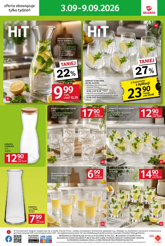 Selgros - gazetka promocyjna Sprawdź, co więcej od czwartku 03.09 do środy 09.09 - strona 10