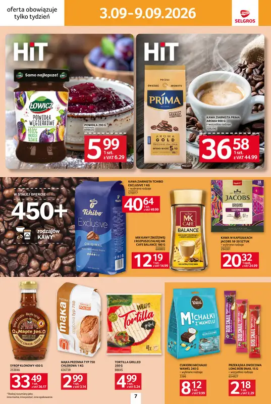 Selgros - gazetka promocyjna Sprawdź, co więcej od czwartku 03.09 do środy 09.09 - strona 7