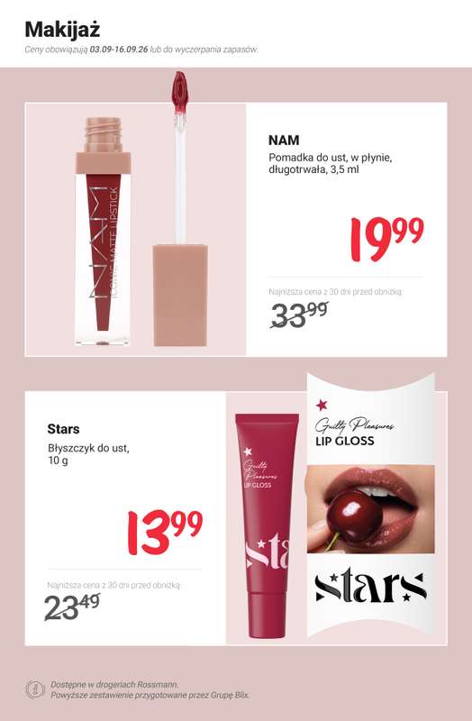 Rossmann - gazetka promocyjna Nowe MEGA promocje od 3.09 od czwartku 03.09 do środy 16.09 - strona 3
