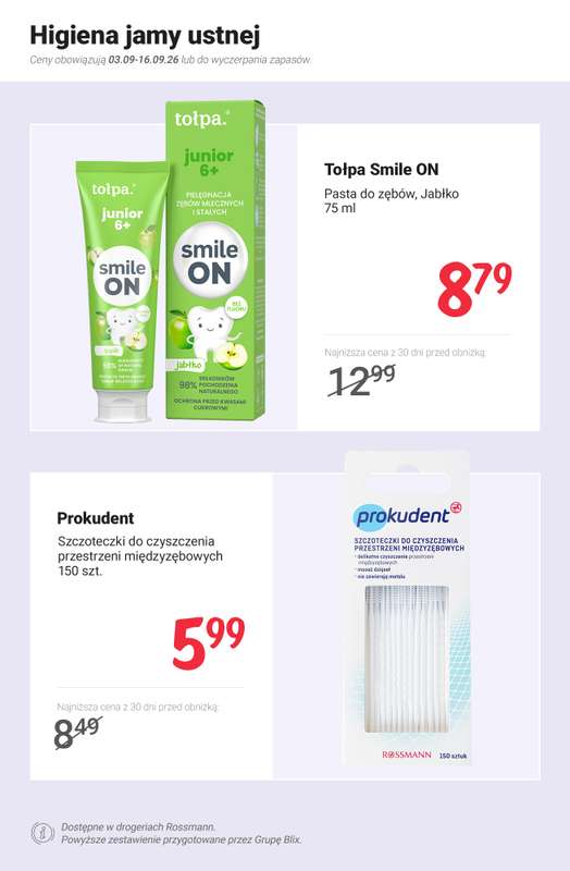 Rossmann - gazetka promocyjna Nowe MEGA promocje od 3.09 od czwartku 03.09 do środy 16.09 - strona 10