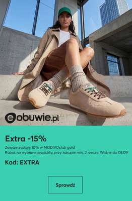 eobuwie.pl - gazetka promocyjna -15% przy zakupie min. 2 rzeczy od czwartku 03.09 do wtorku 08.09