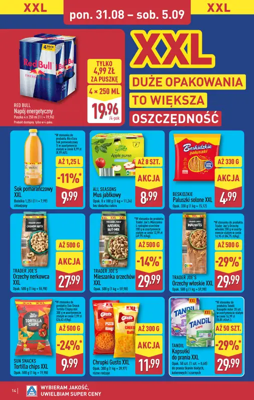 Aldi - gazetka promocyjna Pełny katalog! od poniedziałku 31.08 do soboty 05.09 - strona 14