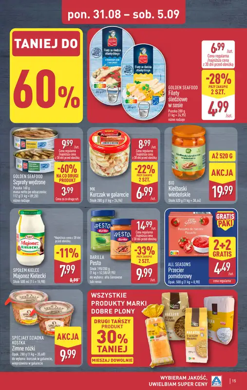 Aldi - gazetka promocyjna Pełny katalog! od poniedziałku 31.08 do soboty 05.09 - strona 15
