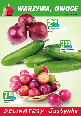Delikatesy Justynka - gazetka promocyjna Plakaty promocyjne od czwartku 03.09 do niedzieli 06.09 - strona 2