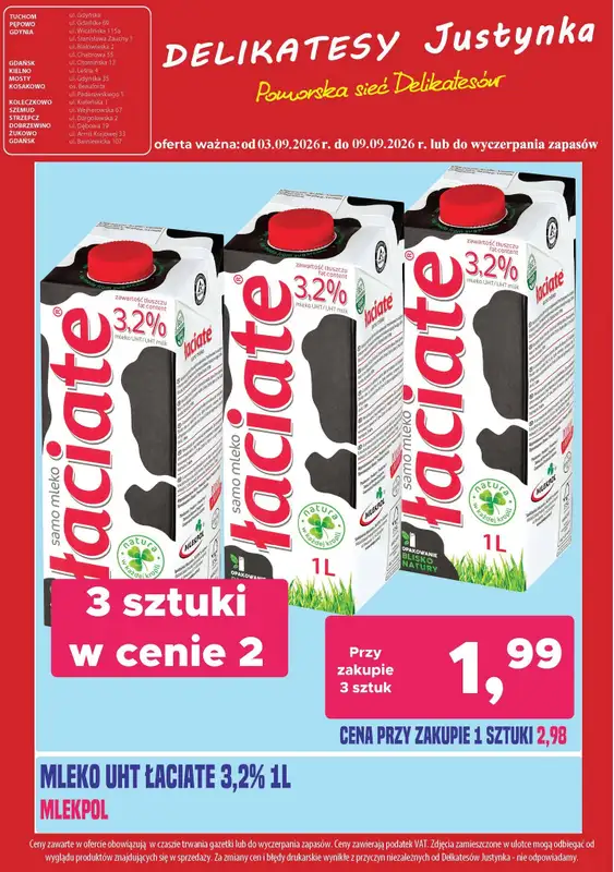 Delikatesy Justynka - gazetka promocyjna Oferta promocyjna od czwartku 03.09 do środy 09.09 - strona 6