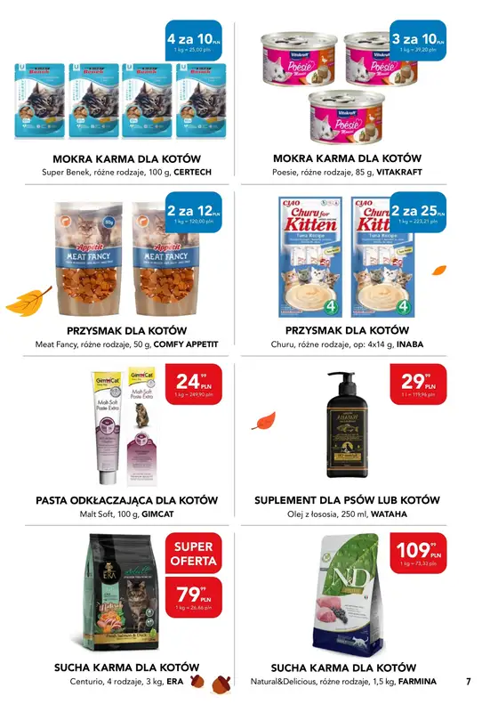 Aquael zoo - gazetka promocyjna Gazetka od czwartku 03.09 do środy 30.09 - strona 7