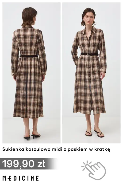 Medicine - gazetka promocyjna Jesienne trendy - ubrania w kratę od czwartku 03.09 do poniedziałku 14.09 - strona 8