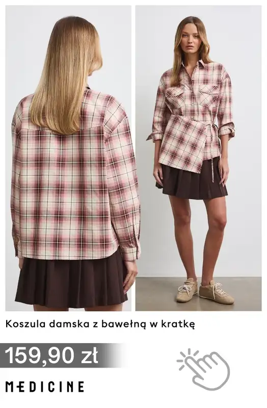 Medicine - gazetka promocyjna Jesienne trendy - ubrania w kratę od czwartku 03.09 do poniedziałku 14.09 - strona 9