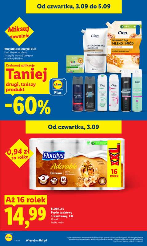 Lidl - gazetka promocyjna Oferta od czwartku od czwartku 03.09 do soboty 05.09 - strona 22