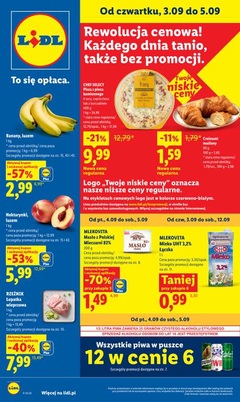Lidl - gazetka promocyjna Oferta od czwartku od czwartku 03.09 do soboty 05.09