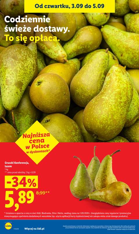 Lidl - gazetka promocyjna Oferta od czwartku od czwartku 03.09 do soboty 05.09 - strona 14