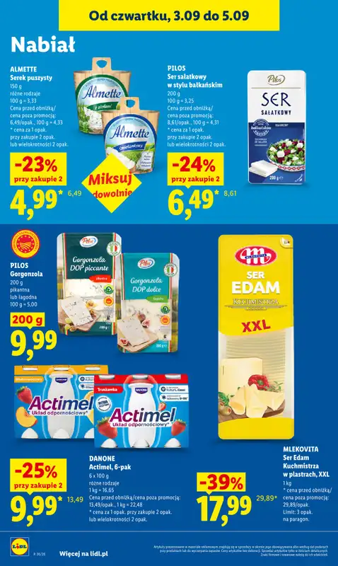 Lidl - gazetka promocyjna Oferta od czwartku od czwartku 03.09 do soboty 05.09 - strona 62