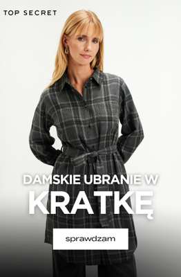 Top Secret - gazetka promocyjna Damskie ubrania w kratkę od czwartku 03.09 do wtorku 15.09