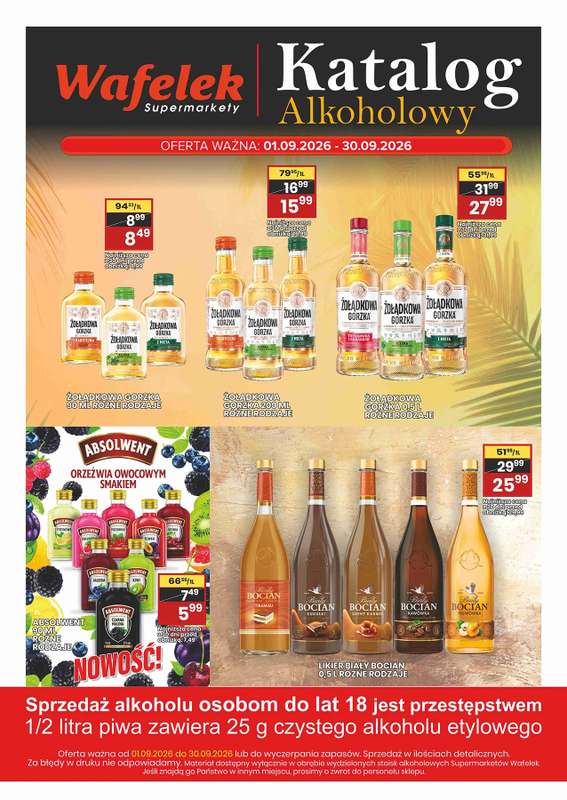 Wafelek - gazetka promocyjna Katalog alkoholowy od czwartku 03.09 do środy 30.09 - strona 2