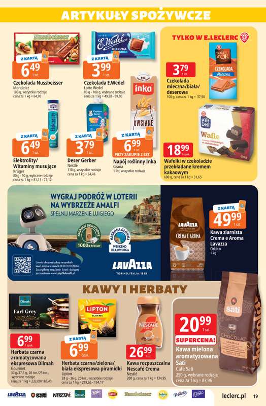 Leclerc - gazetka promocyjna Oferta E.Leclerc od wtorku 08.09 do soboty 19.09 - strona 19