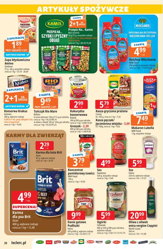 Leclerc - gazetka promocyjna Oferta E.Leclerc od wtorku 08.09 do soboty 19.09 - strona 20