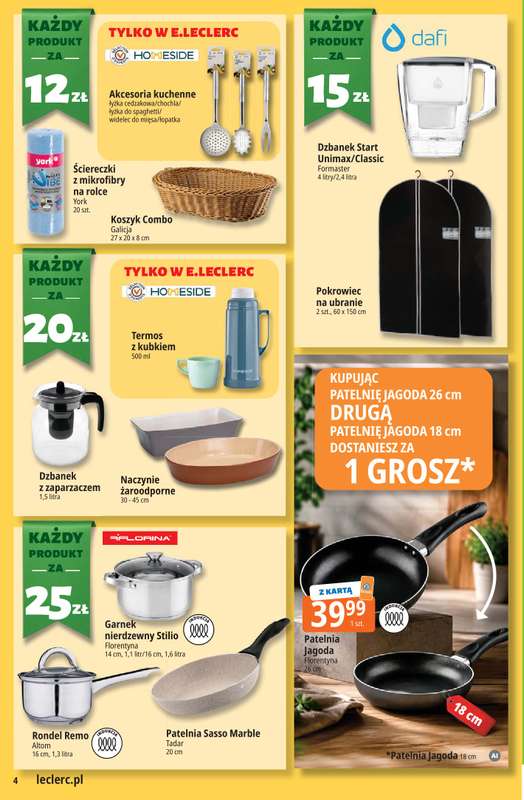 Leclerc - gazetka promocyjna Oferta E.Leclerc od wtorku 08.09 do soboty 19.09 - strona 4