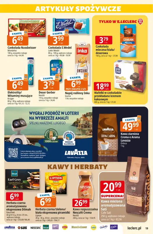 Leclerc - gazetka promocyjna Oferta E.Leclerc od wtorku 08.09 do soboty 19.09 - strona 19