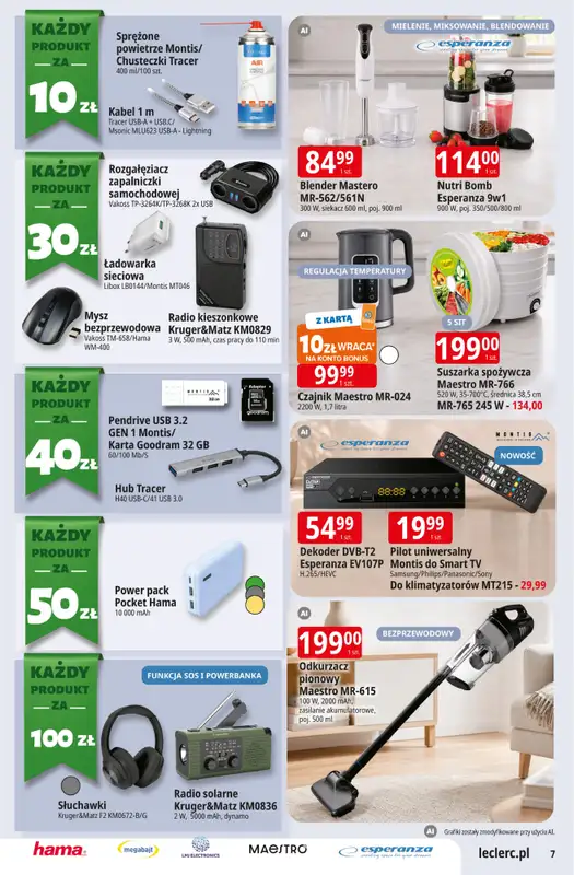 Leclerc - gazetka promocyjna Oferta E.Leclerc od wtorku 08.09 do soboty 19.09 - strona 7