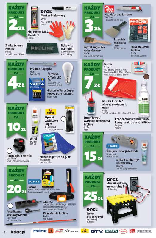 Leclerc - gazetka promocyjna Oferta E.Leclerc od wtorku 08.09 do soboty 19.09 - strona 6