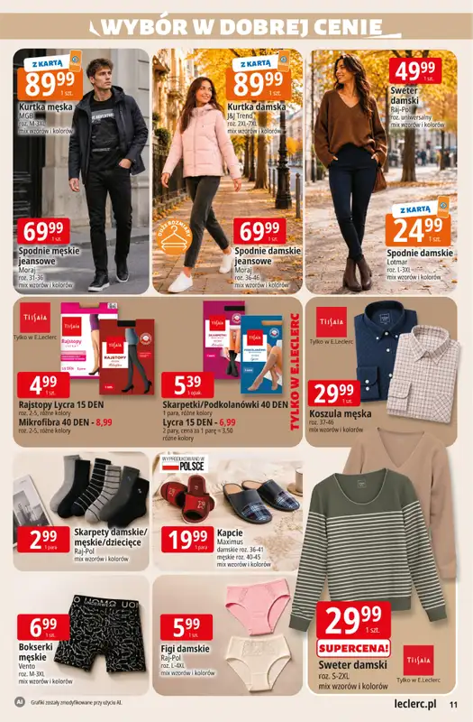 Leclerc - gazetka promocyjna Oferta E.Leclerc od wtorku 08.09 do soboty 19.09 - strona 11
