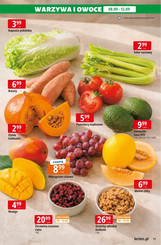Leclerc - gazetka promocyjna Oferta E.Leclerc od wtorku 08.09 do soboty 19.09 - strona 17