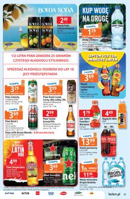 Leclerc - gazetka promocyjna Oferta E.Leclerc od wtorku 08.09 do soboty 19.09 - strona 21