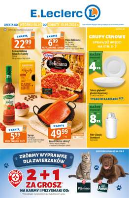 Leclerc - gazetka promocyjna Oferta E.Leclerc od wtorku 08.09 do soboty 19.09