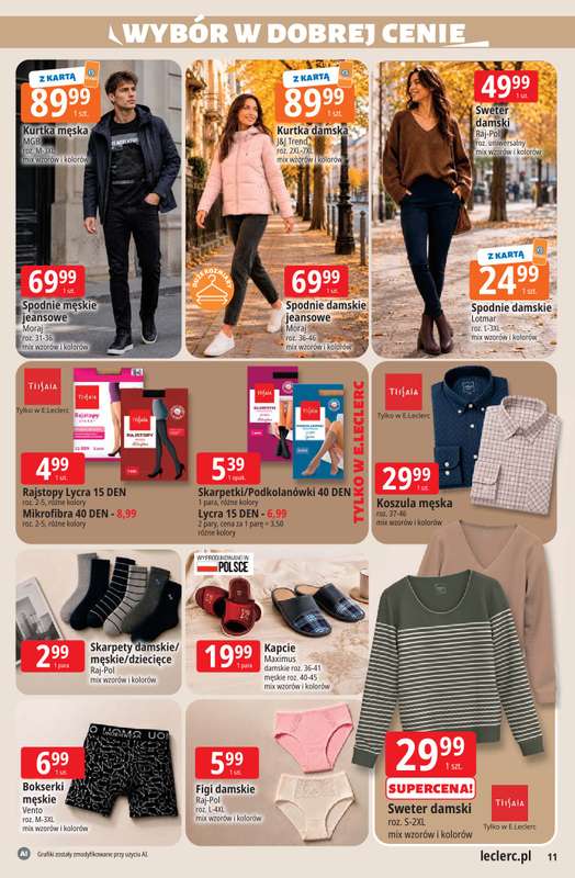 Leclerc - gazetka promocyjna Oferta E.Leclerc od wtorku 08.09 do soboty 19.09 - strona 11