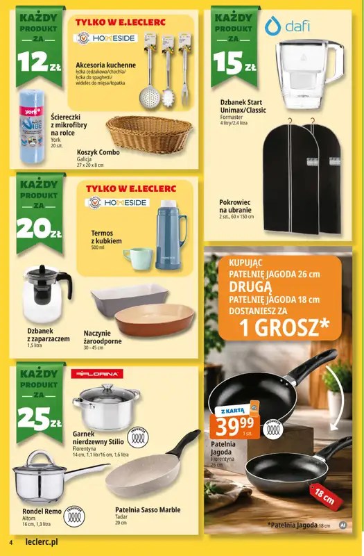 Leclerc - gazetka promocyjna Oferta E.Leclerc od wtorku 08.09 do soboty 19.09 - strona 4