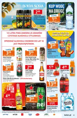 Leclerc - gazetka promocyjna Oferta E.Leclerc od wtorku 08.09 do soboty 19.09 - strona 21