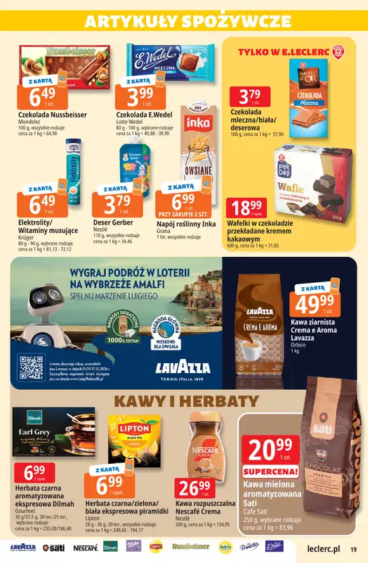 Leclerc - gazetka promocyjna Oferta E.Leclerc od wtorku 08.09 do soboty 19.09 - strona 19