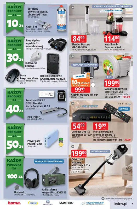 Leclerc - gazetka promocyjna Oferta E.Leclerc od wtorku 08.09 do soboty 19.09 - strona 7