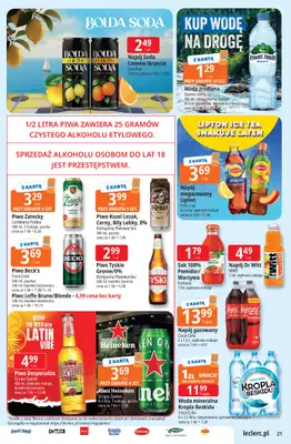 Leclerc - gazetka promocyjna Oferta E.Leclerc od wtorku 08.09 do soboty 19.09 - strona 21