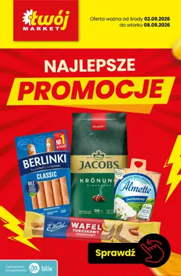 Twój Market - gazetka promocyjna Najlepsze promocje! od czwartku 03.09 do wtorku 08.09