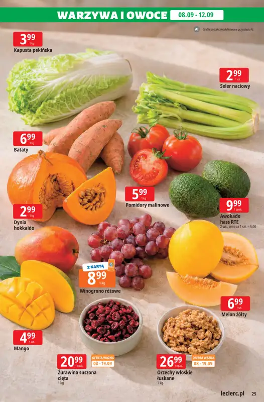 Leclerc - gazetka promocyjna Oferta E.Leclerc od wtorku 08.09 do soboty 19.09 - strona 25