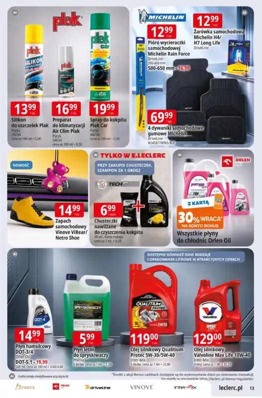 Leclerc - gazetka promocyjna Oferta E.Leclerc od wtorku 08.09 do soboty 19.09 - strona 13