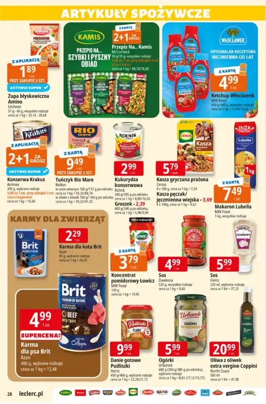 Leclerc - gazetka promocyjna Oferta E.Leclerc od wtorku 08.09 do soboty 19.09 - strona 28