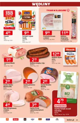 Leclerc - gazetka promocyjna Oferta E.Leclerc od wtorku 08.09 do soboty 19.09 - strona 23