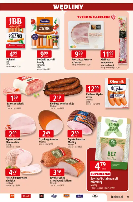 Leclerc - gazetka promocyjna Oferta E.Leclerc od wtorku 08.09 do soboty 19.09 - strona 23