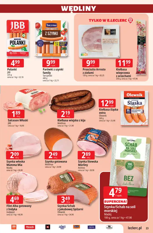 Leclerc - gazetka promocyjna Oferta E.Leclerc od wtorku 08.09 do soboty 19.09 - strona 23