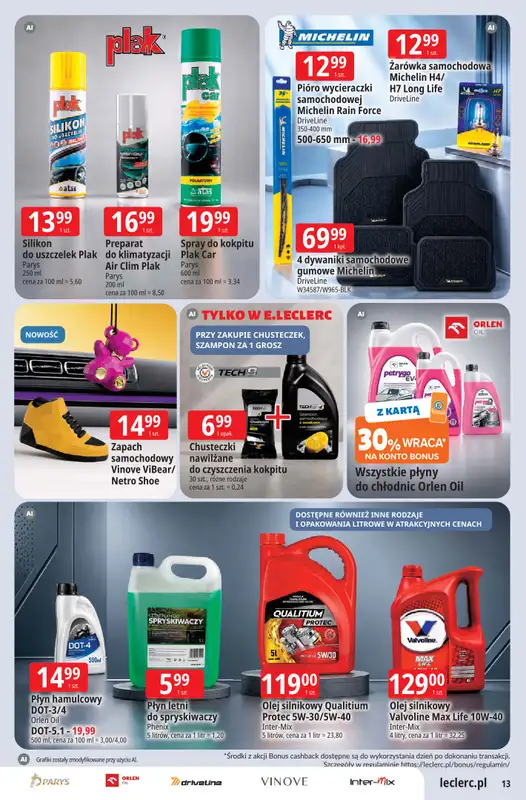 Leclerc - gazetka promocyjna Oferta E.Leclerc od wtorku 08.09 do soboty 19.09 - strona 13