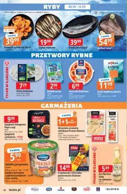Leclerc - gazetka promocyjna Oferta E.Leclerc od wtorku 08.09 do soboty 19.09 - strona 24