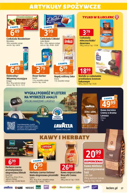 Leclerc - gazetka promocyjna Oferta E.Leclerc od wtorku 08.09 do soboty 19.09 - strona 27