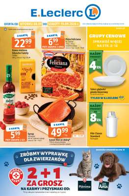 Leclerc - gazetka promocyjna Oferta E.Leclerc od wtorku 08.09 do soboty 19.09